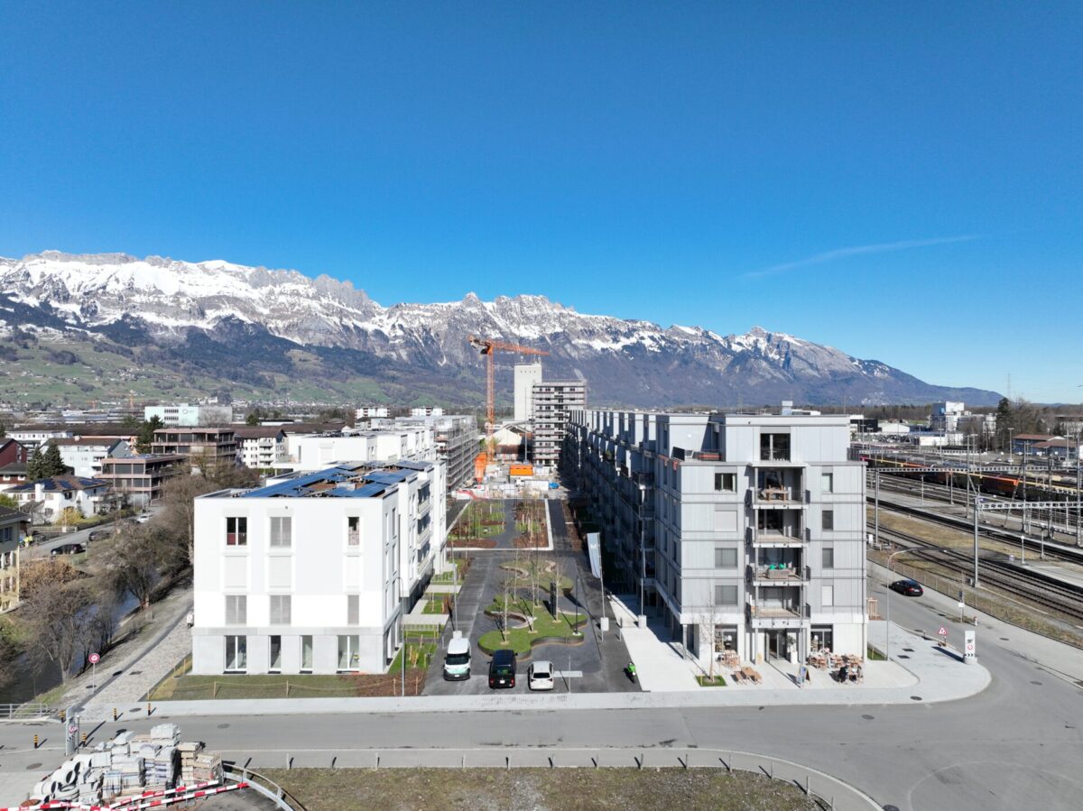 Wohn- und Gewerbeüberbauung «Rheincity», Buchs