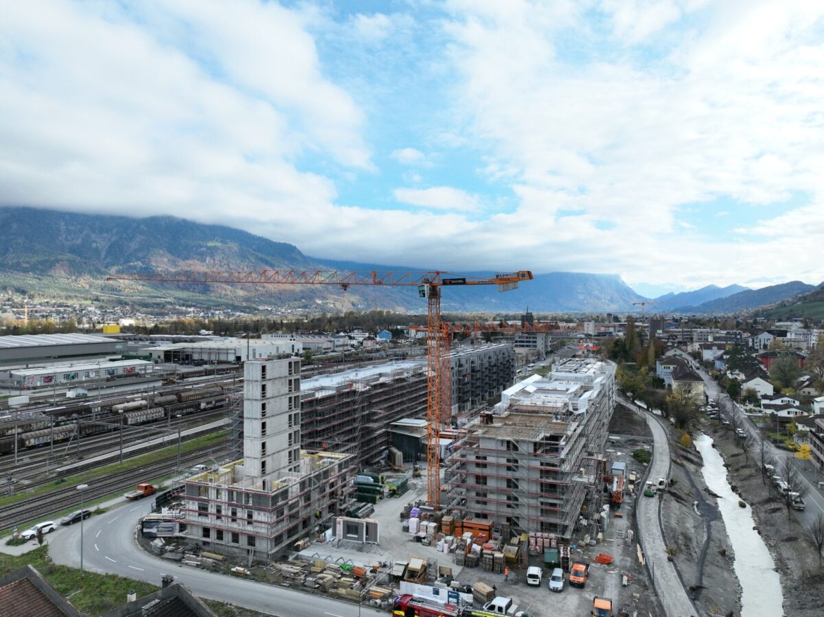 Wohn- und Gewerbeüberbauung «Rheincity», Buchs