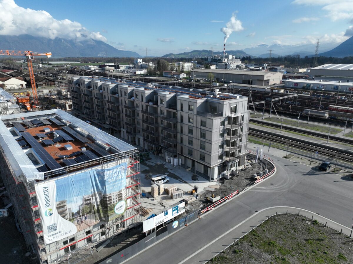Wohn- und Gewerbeüberbauung «Rheincity», Buchs