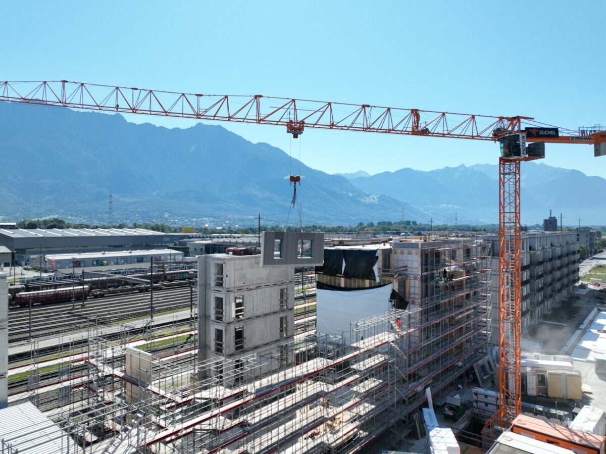 Wohn- und Gewerbeüberbauung «Rheincity», Buchs