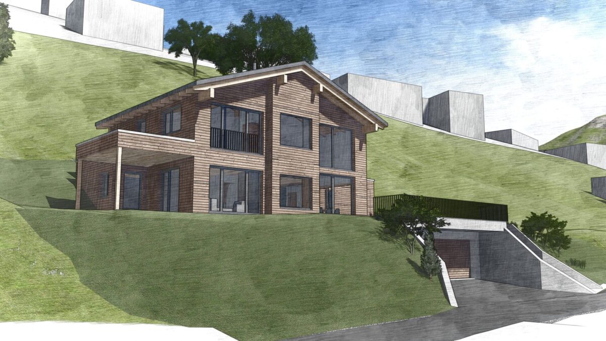 Neubau EFH, Prättigau