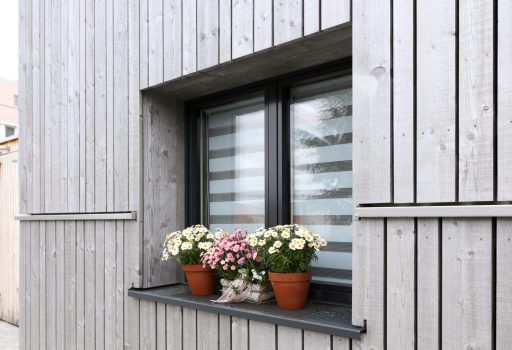 Fassade Kunststoff Aluminium Fenster